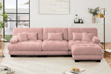 CLOUDIES 134" 3 Seater Sofa with 1 Ottoman