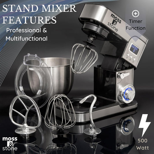 5.5QT 6-Speed Stand Mixer with LCD Display