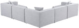 Cube - Linen 5 Piece Modular Corner Sectional