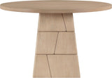 Tavio - 48" Oak Veneer And Solid Wood Dining Table