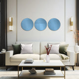 Balducci Round Sapphire Blue Mirror Small