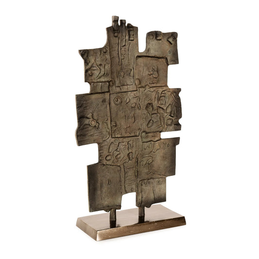Patina Aged Brass Sculpture