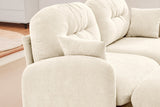 MOLLY 140" 4 Seater Sofa with 2 Ottomans