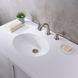 Rhodes Series 21.5 in. Ceramic Undermount Sink Basin in White