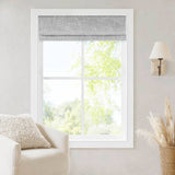 Total Blackout Cordless Roman Shade Light Grey