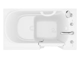ANZZI Value Series 26 in. x 46 in. Quick Fill Walk-in Saoking Tub in White
