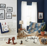 Puff Rocker Complete Navajo Navy