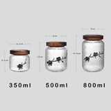 Glass Storage Jar with Acacia Wooden Lid