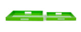 Saint Tropez Square Tray Set of 2 - Green