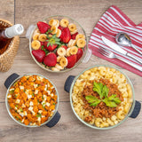 Moss & Stone 3-Piece Glass Casserole Set