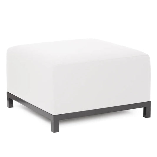 Axis Ottoman Seascape Natural Titanium Frame