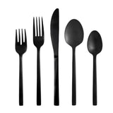Arezzo Brushed Black 20pc Flatware Set