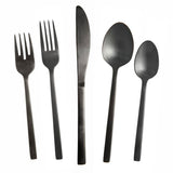 Arezzo Brushed Black 5pc Place Setting