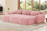 MELLOW 114" 3-Seater Sofa with 3 Ottomans