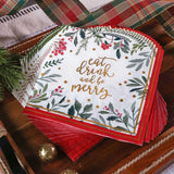 Christmas Tableware Set - 7” Plate (Set of 16), 9” Plate (Set of 16), and Napkin (Set of 30)