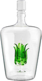 Tequila Decanter With Agave Plant,  25 Ounce Bottle