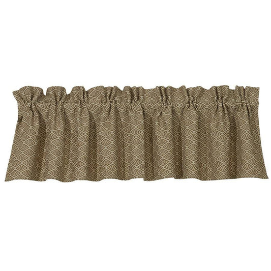 Alamosa Southwestern Taupe Kitchen Valance