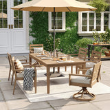 Alcudia 7-Piece Mixed Seating Outdoor Dining Set