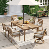 Alcudia 7-Piece Mixed Seating Outdoor Dining Set