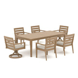 Alcudia 7-Piece Mixed Seating Outdoor Dining Set