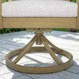 Alcudia 7-Piece Swivel Rocker Seating Outdoor Dining Set