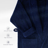 American Soft Linen Luxury Men’s Robe – 100% Cotton, Quick Dry, Turkish Bathrobe for Wholesale