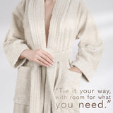 American Soft Linen Luxury Women’s Robe – 100% Cotton, Quick Dry, Turkish Bathrobe for Wholesale