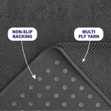 American Soft Linen 100% Cotton Bath Mat Rugs, 17x24 inches Slip Resistant Bottom Base Bath Mats for Bathroom - 50 Set Case Pack