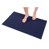 American Soft Linen 100% Cotton Bath Mat Rugs, 17x24 inches Slip Resistant Bottom Base Bath Mats for Bathroom - 50 Set Case Pack