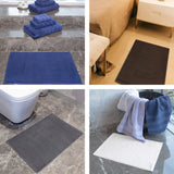 American Soft Linen 100% Cotton Bath Mat Rugs, 17x24 inches Slip Resistant Bottom Base Bath Mats for Bathroom - 50 Set Case Pack