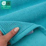 American Soft Linen 100% Cotton Bath Mat Rugs, 17x24 inches Slip Resistant Bottom Base Bath Mats for Bathroom - 50 Set Case Pack