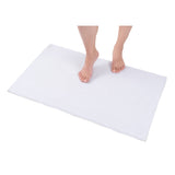 American Soft Linen 100% Cotton Bath Mat Rugs, 17x24 inches Slip Resistant Bottom Base Bath Mats for Bathroom - 50 Set Case Pack