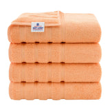 American Soft Linen 100% Cotton Turkish Towels for Bathroom, 4 Pack Bath Towel Set,  Super Soft, Extra Large Bath Towels