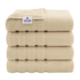 American Soft Linen 100% Cotton Turkish Towels for Bathroom, 4 Pack Bath Towel Set,  Super Soft, Extra Large Bath Towels