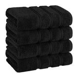 American Soft Linen 100%  Cotton Turkish Towels, 4 Pack Hand Towel Set, Super Soft, Absorbent, Quick Dry Premium Towels