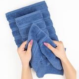 American Soft Linen 100%  Cotton Turkish Towels, 4 Pack Hand Towel Set, Super Soft, Absorbent, Quick Dry Premium Towels