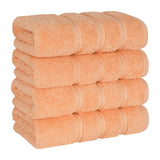 American Soft Linen 100%  Cotton Turkish Towels, 4 Pack Hand Towel Set, Super Soft, Absorbent, Quick Dry Premium Towels