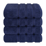 American Soft Linen 100%  Cotton Turkish Towels, 4 Pack Hand Towel Set, Super Soft, Absorbent, Quick Dry Premium Towels