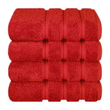 American Soft Linen 100%  Cotton Turkish Towels, 4 Pack Hand Towel Set, Super Soft, Absorbent, Quick Dry Premium Towels