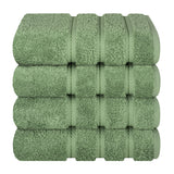 American Soft Linen 100%  Cotton Turkish Towels, 4 Pack Hand Towel Set, Super Soft, Absorbent, Quick Dry Premium Towels