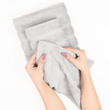 American Soft Linen 100%  Cotton Turkish Towels, 4 Pack Hand Towel Set, Super Soft, Absorbent, Quick Dry Premium Towels