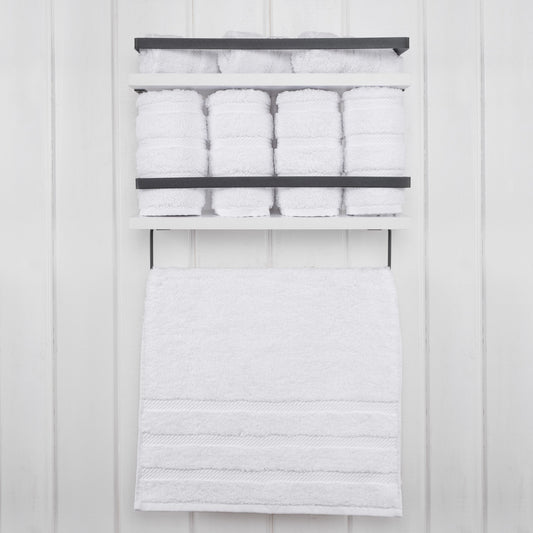 100% Cotton Turkish Hand Towels Set of 4