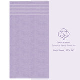 4 Piece 100% Cotton Turkish Bath Towel - 6 Set Case Pack