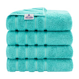 4 Piece 100% Cotton Turkish Bath Towel - 6 Set Case Pack