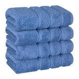 4 Piece 100% Cotton Turkish Towels, Hand Towel Set, Soft, Absorbent, Quick Dry - 28 Set Case Pack