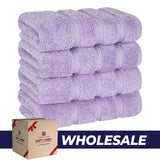 4 Piece 100% Cotton Turkish Towels, Hand Towel Set, Soft, Absorbent, Quick Dry - 28 Set Case Pack