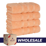 4 Piece 100% Cotton Turkish Towels, Hand Towel Set, Soft, Absorbent, Quick Dry - 28 Set Case Pack