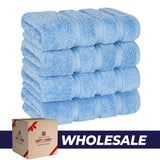 4 Piece 100% Cotton Turkish Towels, Hand Towel Set, Soft, Absorbent, Quick Dry - 28 Set Case Pack