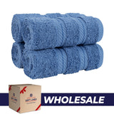4 Piece 100% Cotton Luxury Washcloth Turkish Towel Set - 60 Set Case Pack