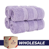 4 Piece 100% Cotton Luxury Washcloth Turkish Towel Set - 60 Set Case Pack